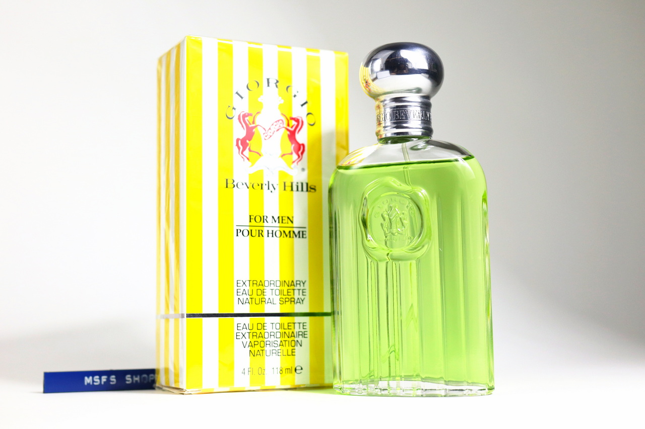 Giorgio Beverly Hills For Men Pour Homme EDT 118ml Spray แบบสเปรย์ [USED] - น้ำหอมมือสอง