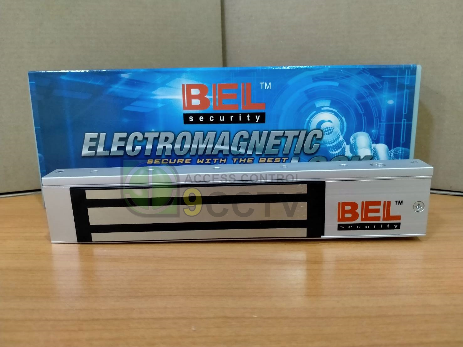 Magnetic lock 300 lbs. (มี LED แสดงสถานะ) + LZ Bracket ยี่ห้อ BEL