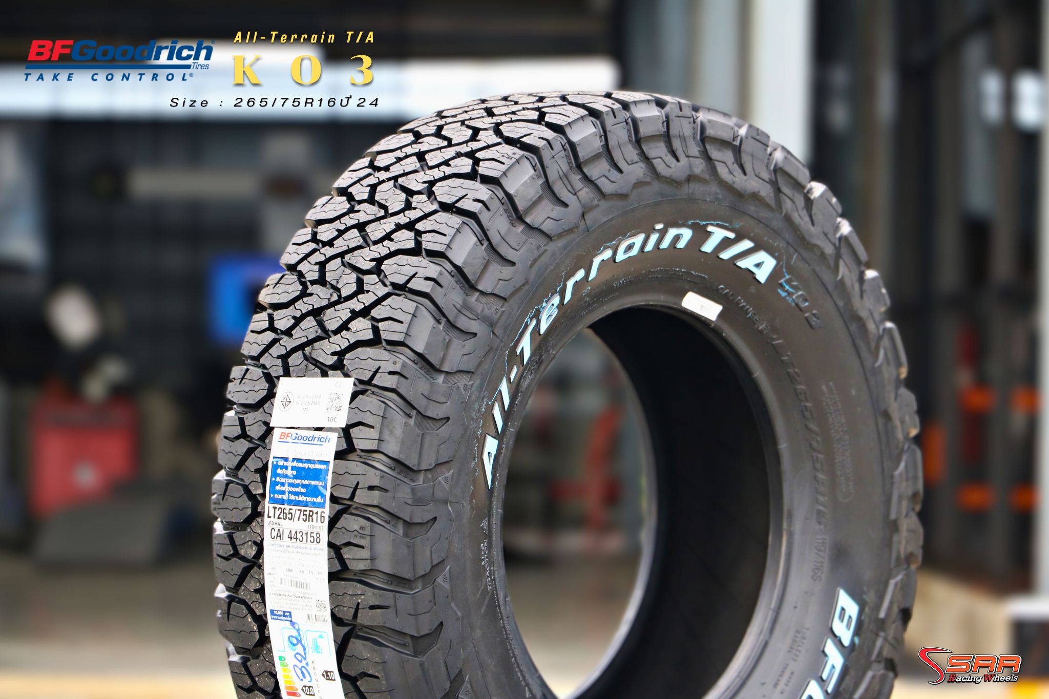 BF Goodrich All-Terrain T/A KO3 ขนาด 265/75R16 ปี2024