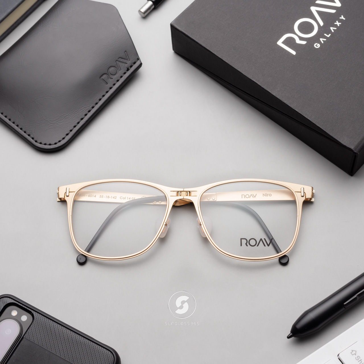 แว่นสายตา ROAV NIRO 6014 Brush Gold