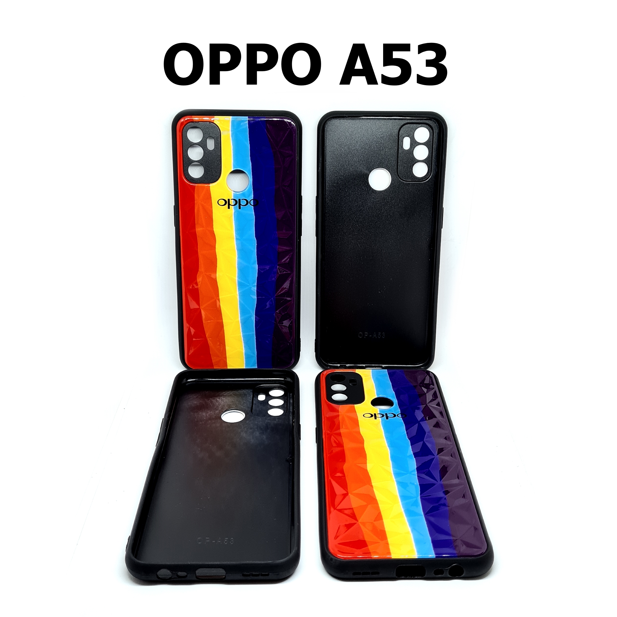 เคสสีรุ้ง 3 มิติ - OPPO A53