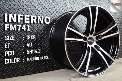 INFERNO FM741 ขอบ18นิ้ว วงละ4,500.-