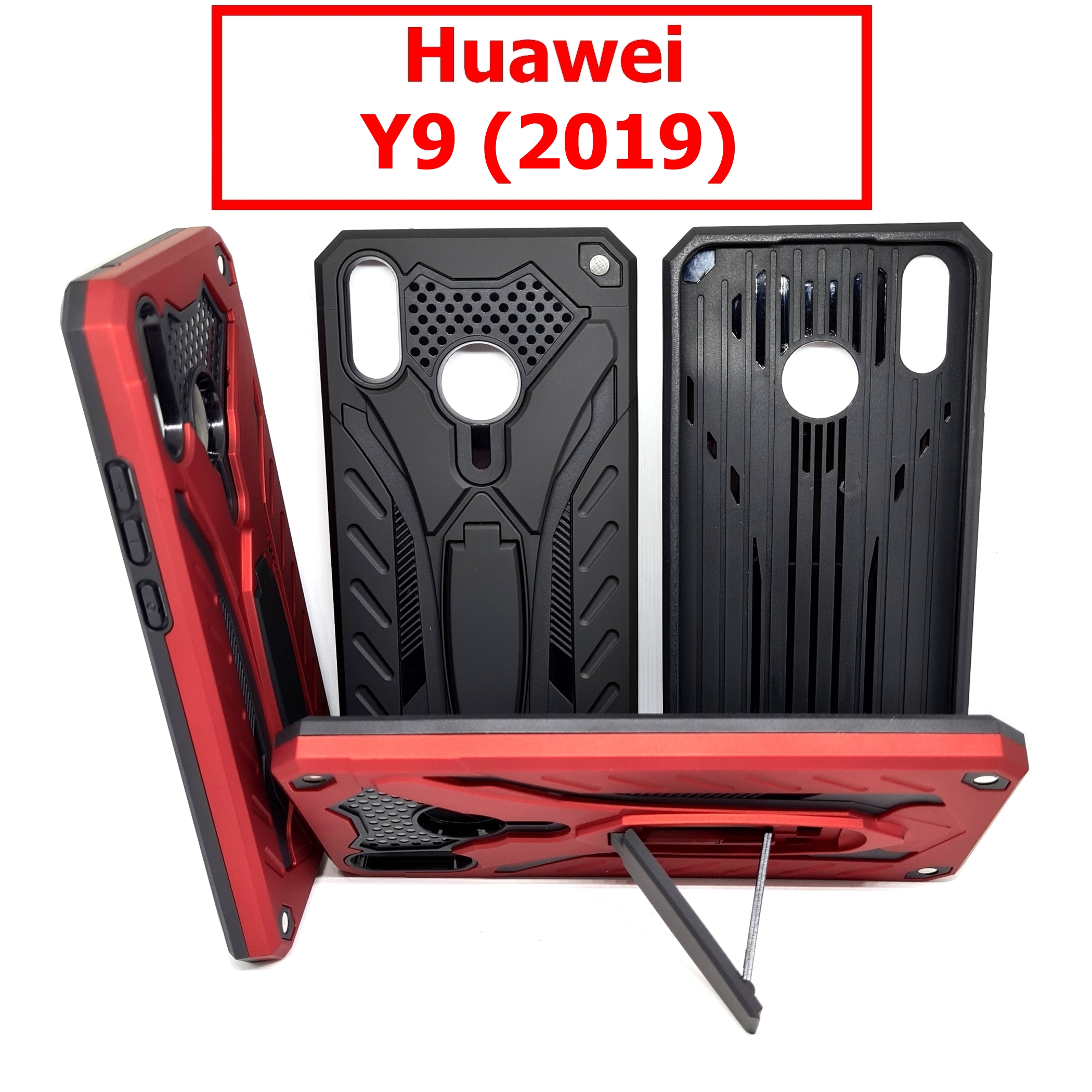 เคส Huawei Y9 2019 - เคสหุ่นยนต์ หัวเหว่ย กันกระแทก วางตั้งได้