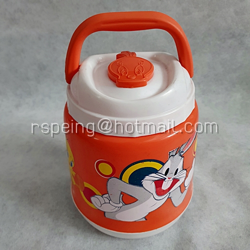 กระติกน้ำหูหิ้วสีส้ม Looney Tunes