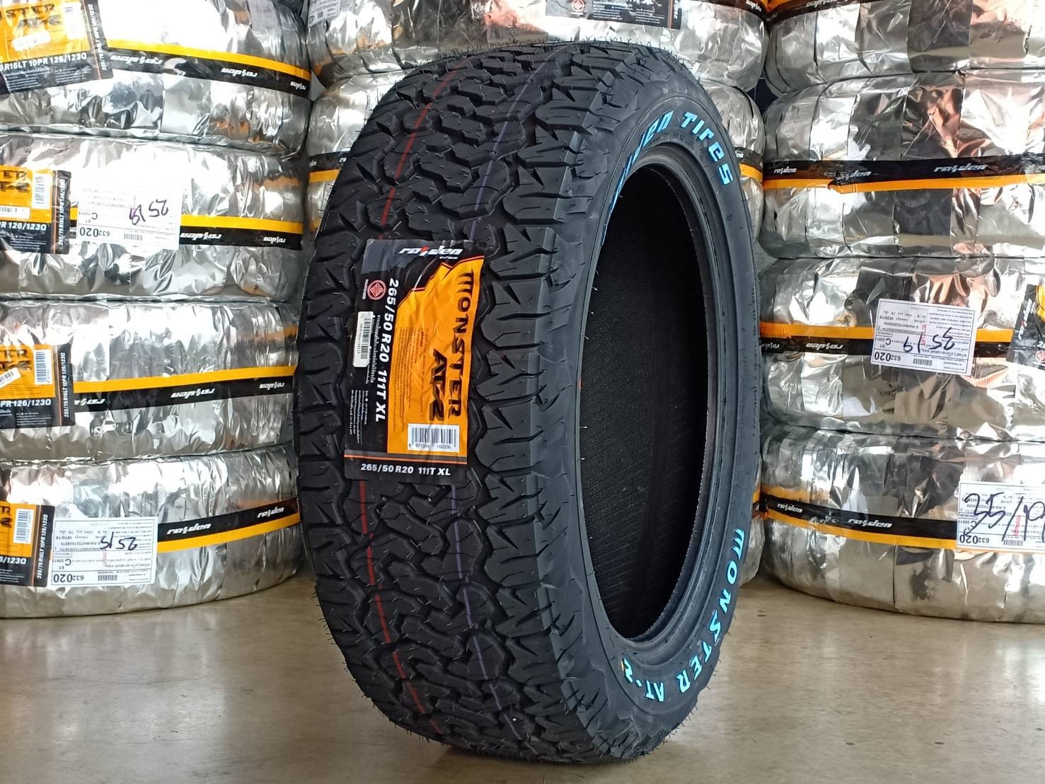 ยางใหม่ MONSTER AT2 265/50-20 ปี19 ราคาพิเศษ