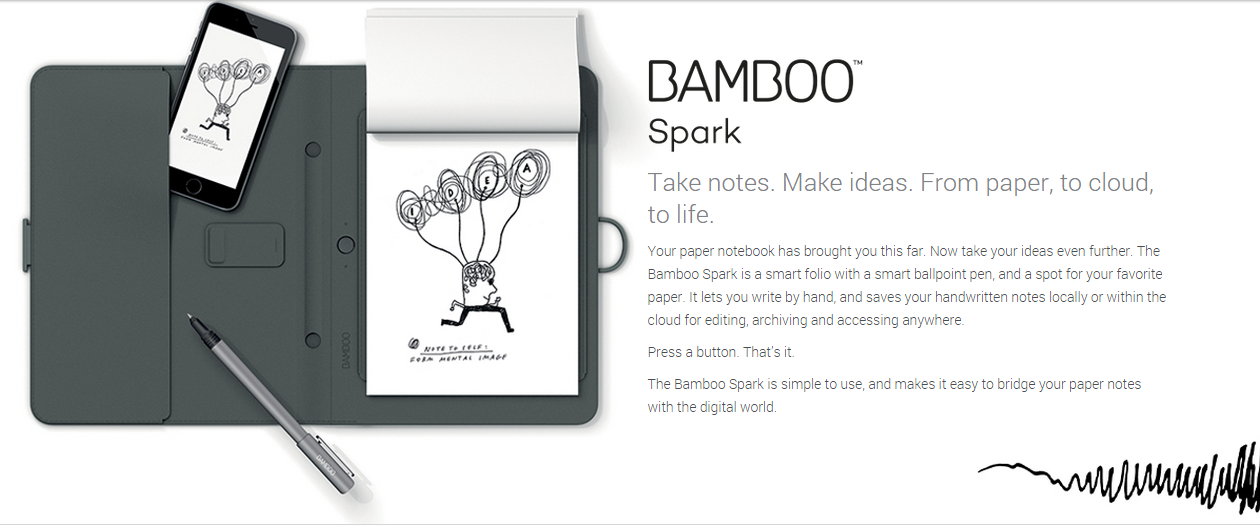 Bamboo Spark with snap-fit for iPad Air 2