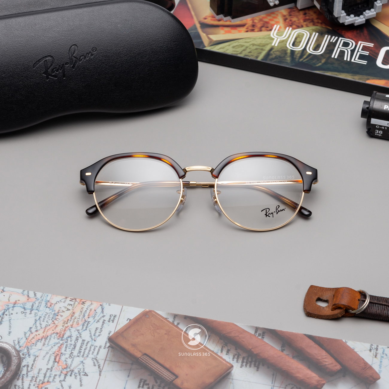 Ray-Ban RX7229 2012 Havana on Gold