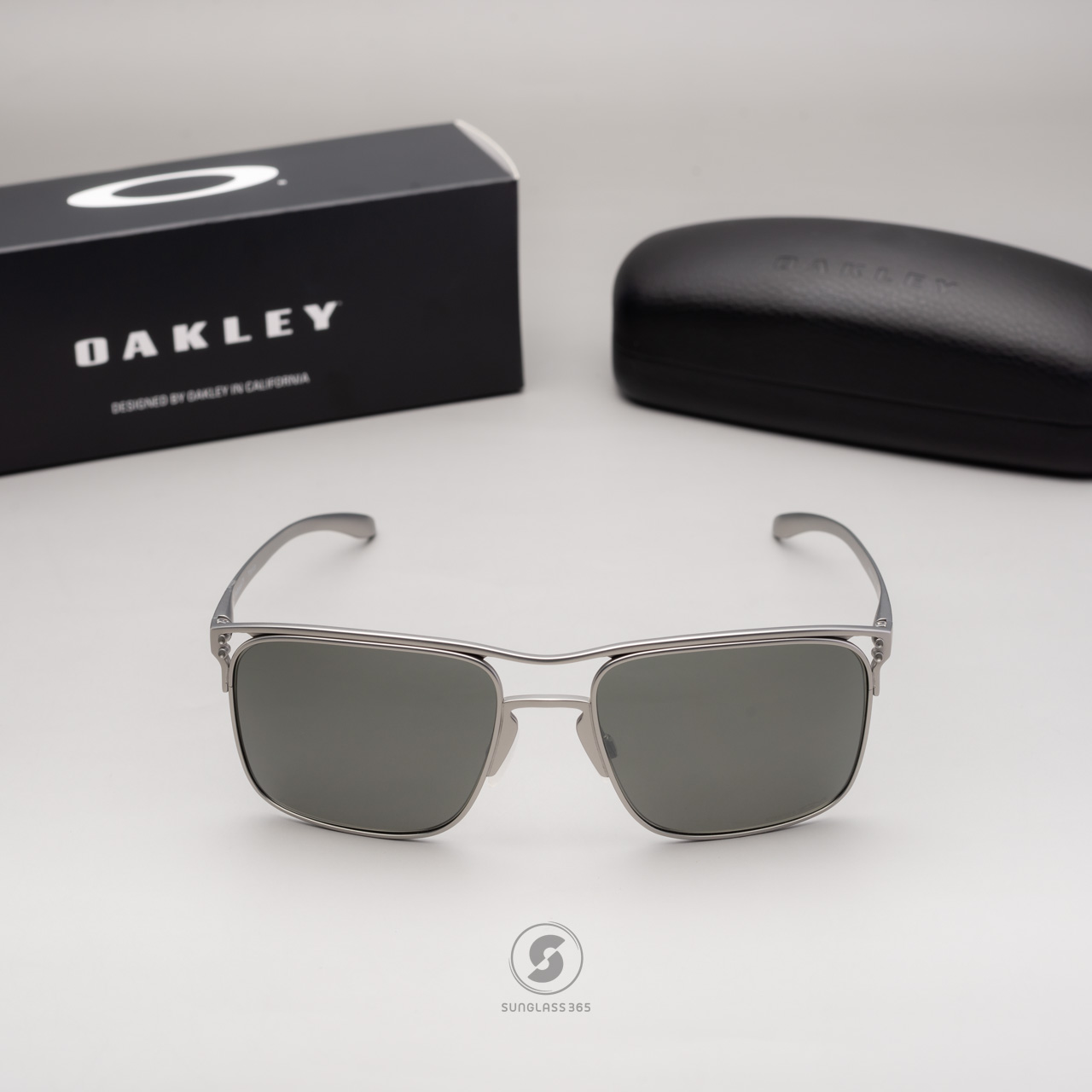 Oakley HOLBROOK TI OO6048-01 Satin Chrome Prizm Black