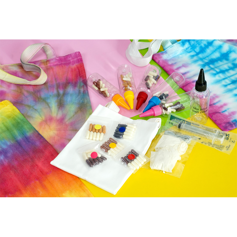 ชุดสีมัดย้อมแคปซูล Tie Dye สะดวก ท้าทาย จิตนาการ ใช้งานได้จริง