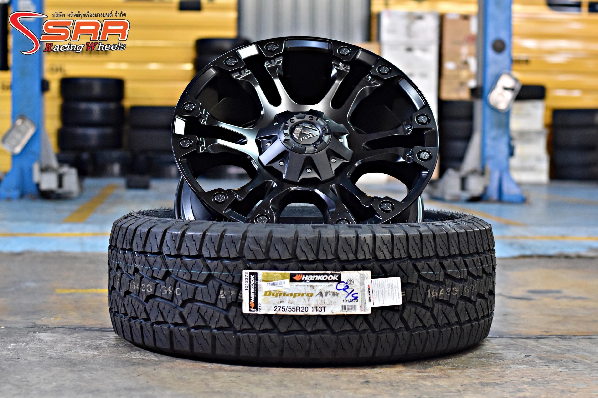 ล้อแท้ FUEL VAPOR ขอบ20 พร้อมยาง HANKOOK ชุดละ 78,000