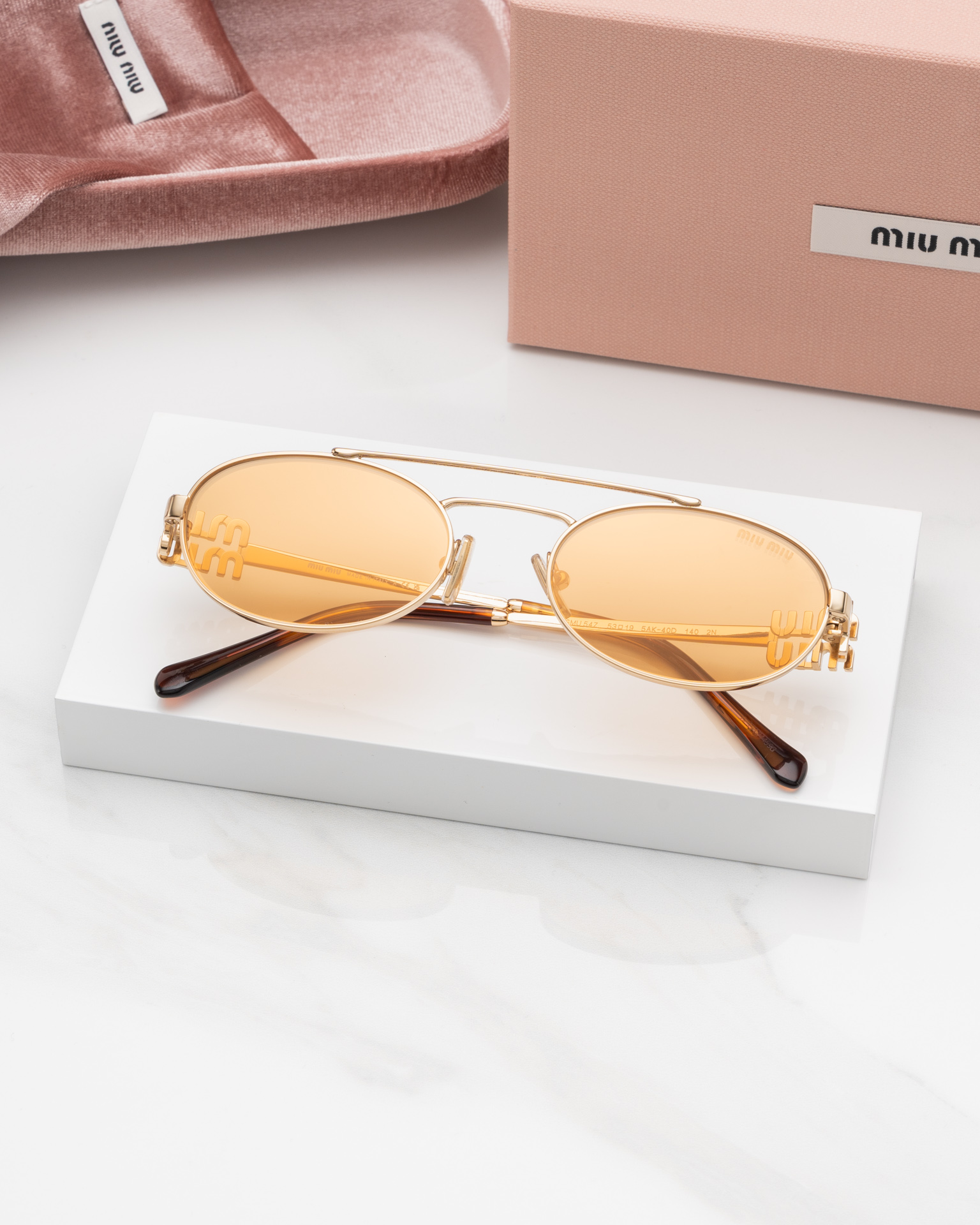 แว่นกันแดด Miu Miu MU54ZS 5AK40D