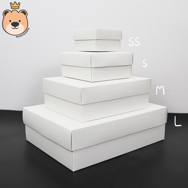 กล่องแบบเปิดฝา กล่องสำหรับใส่ของขวัญ มีขนาด สี ให้เลือก กล่อง เปิดฝา