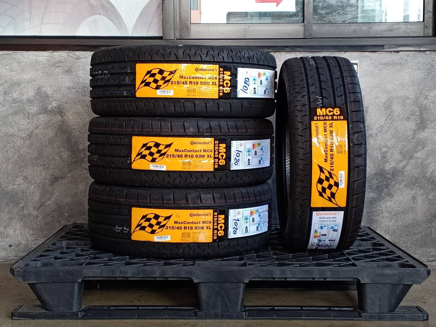 CONTINENTAL 215/45R18 CONTACT MC6 93W XL MADE IN MALAYSIA