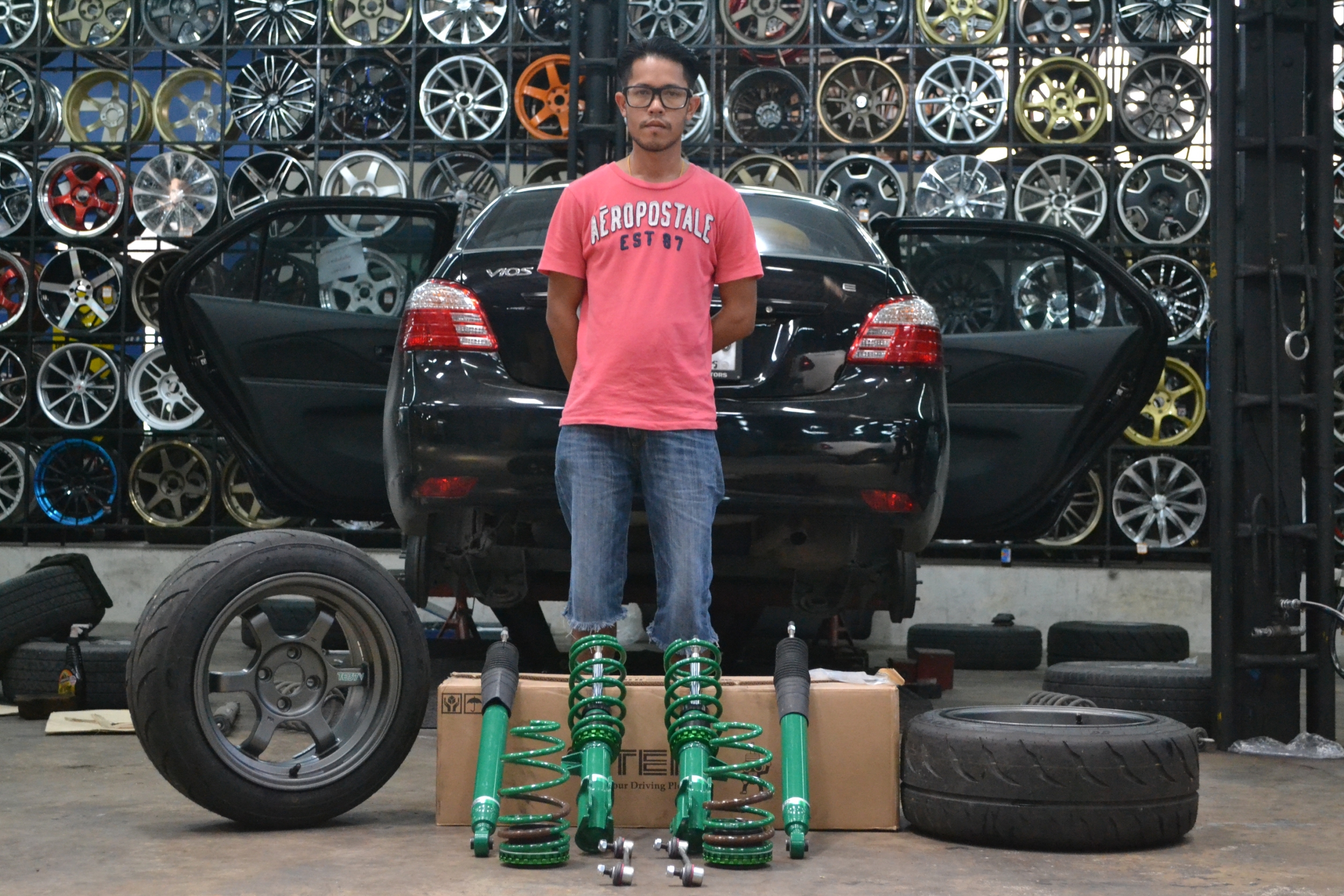 ล้อใหม่ TE37V ขอบ15 ใส่ วีออส