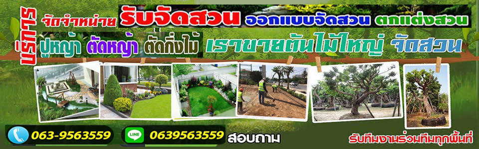รับปูสนามหญ้า