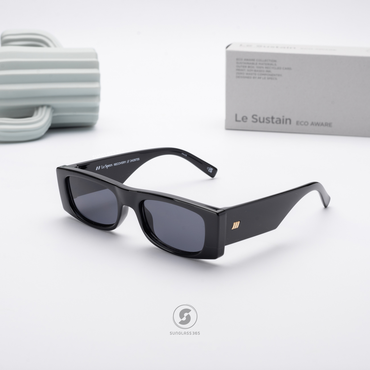 แว่นกันแดด Le Specs Recovery LSP2429735 RECOVERY Black