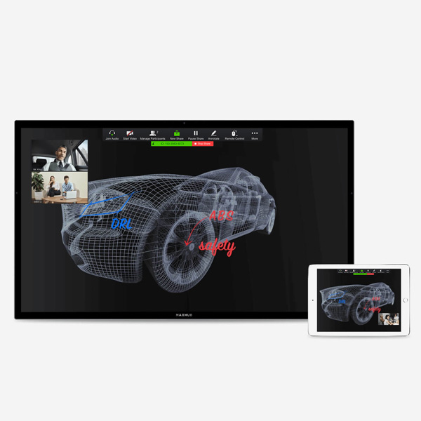 MAXHUB MXH-U86FA จออินเตอร์แอคทีฟ 86 นิ้ว 3,840 x 2,160 Pixel มีกล้อง 3 ตัว พร้อมไมค์ 6 ตัว และชุดลำโพง