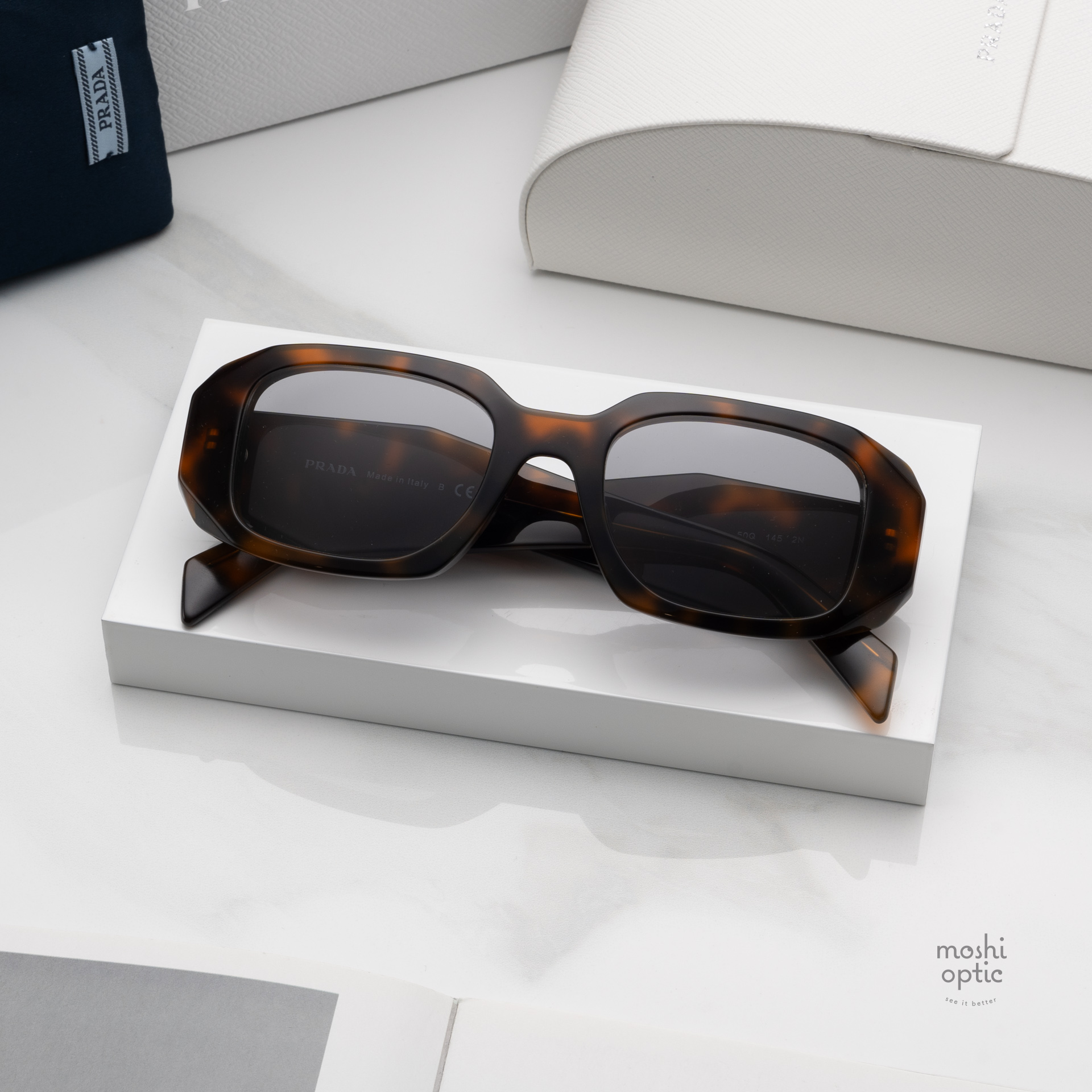 PRADA Symbole PR17WSF 20D50Q Juniper Tortoise