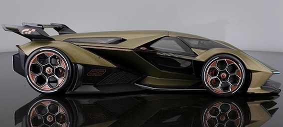 โมเดลรถเหล็ก โมเดลรถยนต์ lamborghini v12 vision touristmo 2
