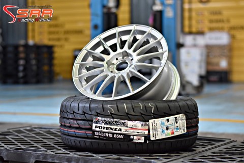 RS05RR FLOWFORMING สี LIMITED ขอบ15พร้อมยาง YOKOHAMA ผ่อนเดือนละ 2500 เท่านั้น