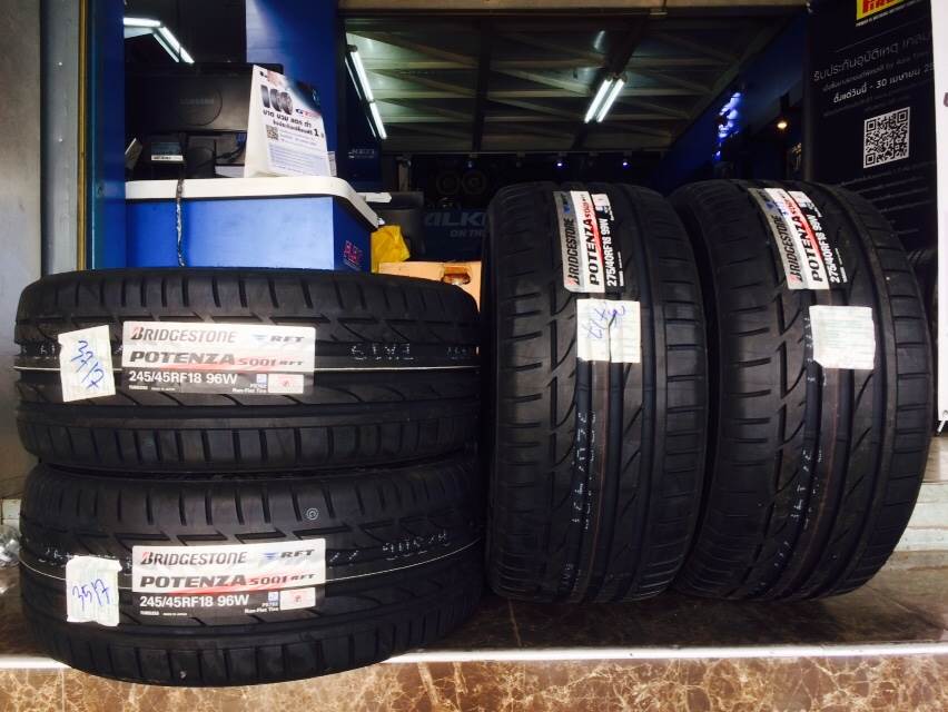 BRIDGESTONE POTENZA S001 RUNFLAT 275/40-18 ราคาถูก