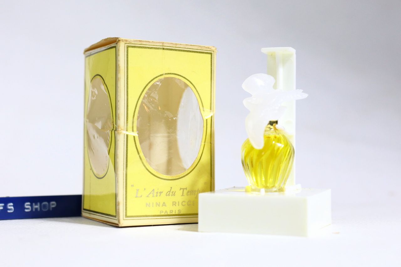 [Vintage] Nina Ricci L'air du Temps ไม่ระบุความเข้มข้น และปริมารณ กะปริมาณ 1.5ml ขวดจิ๋ว Splash แบบแต้ม - น้ำหอม Vintage