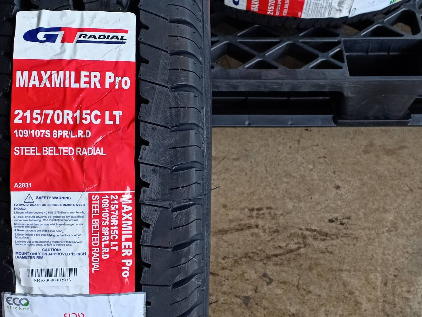 GT-RADIAL 215/70R15 MAXMILER PRO 109/107S 8PR MADE IN CHINA