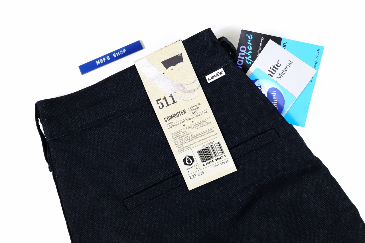 กางเกง Levi's 511 COMMUTER Skinny Fit Trouser W33 L30