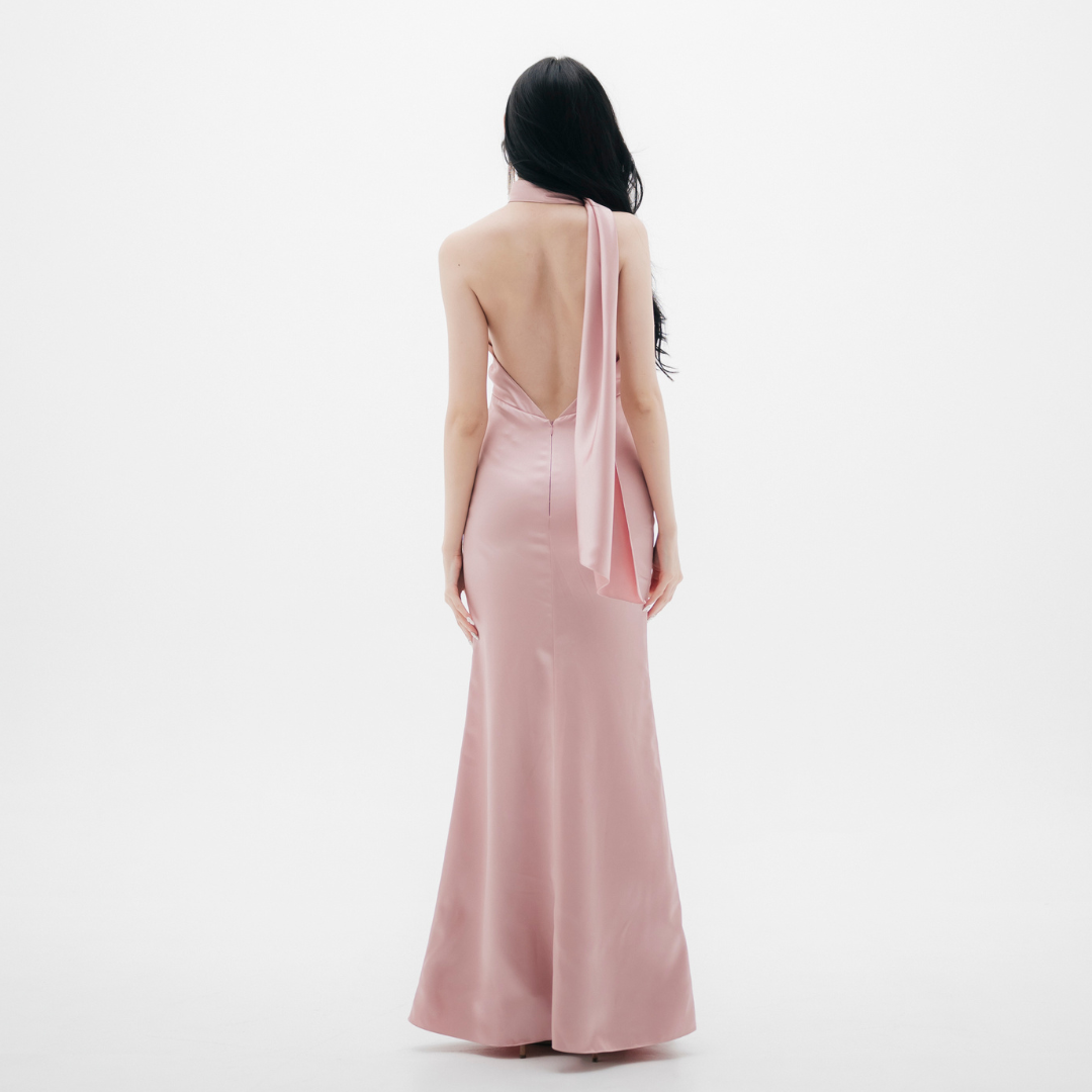 Lism D-095 Eternal Satin Gown ชุดเดรสยาวซาติน