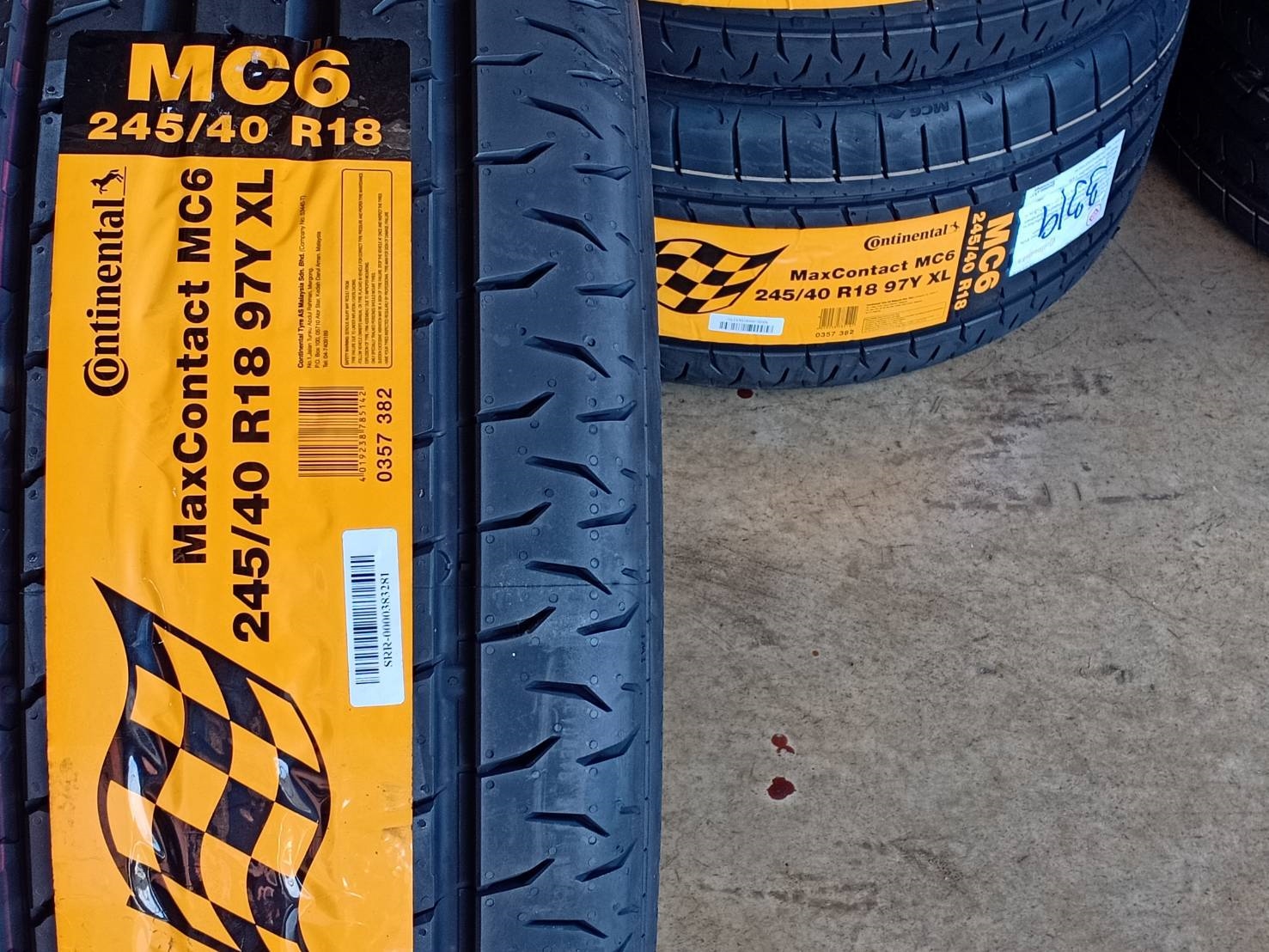 CONTINENTAL CONTACT MC6 245/40R18 ปี19
