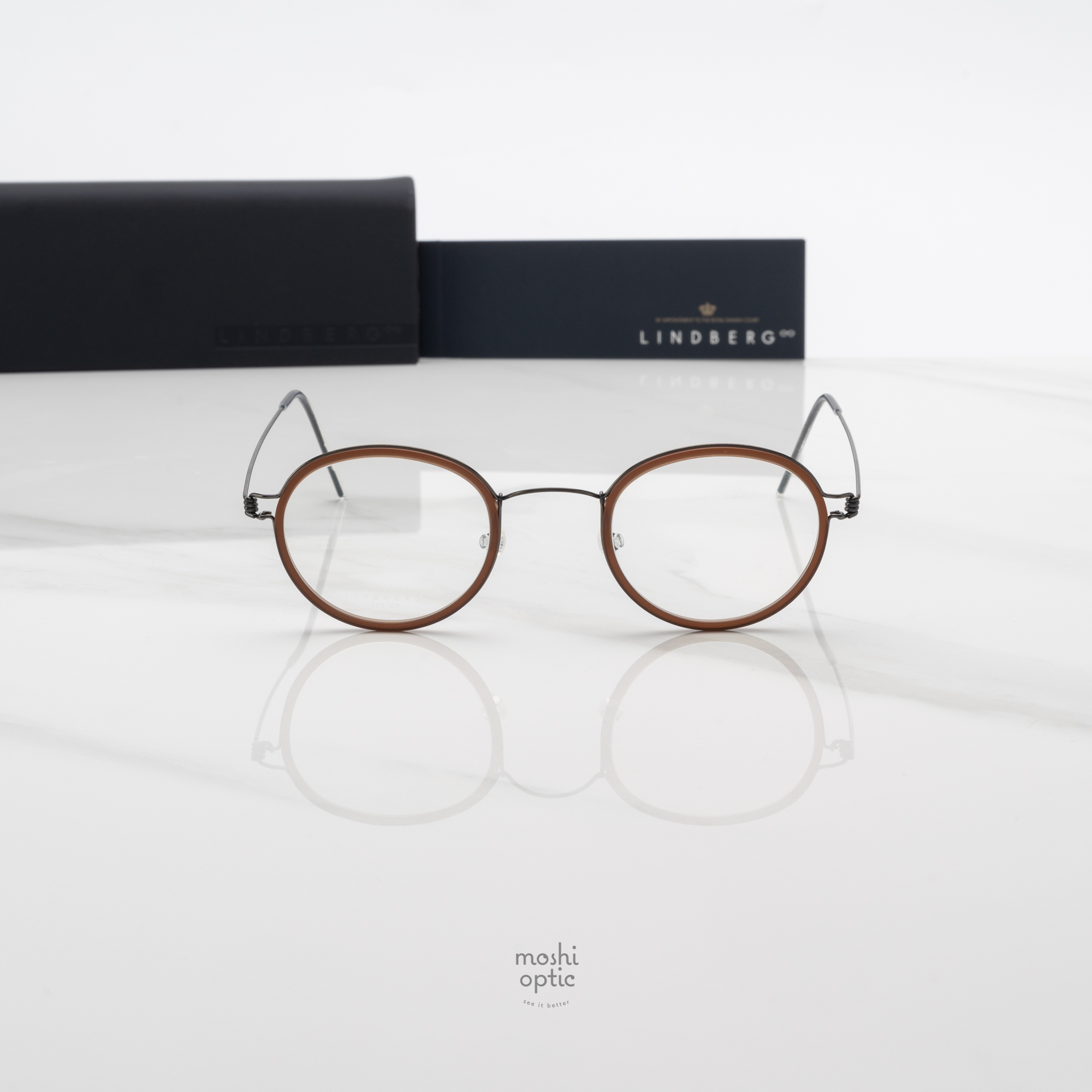 แว่นสายตา Lindberg Air Titanium Rim 019 1505P Lex PU9