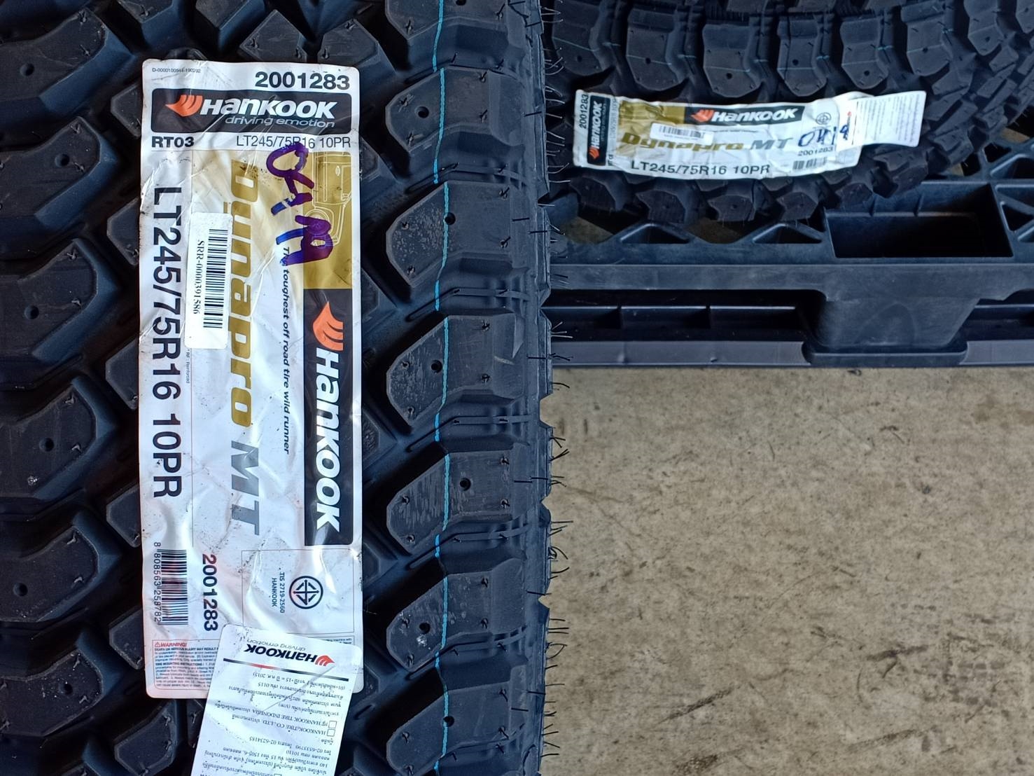 HANKOOK DYNAPRO MT 245/75R16 ปี19