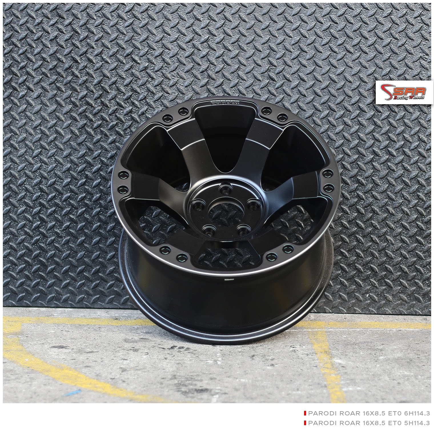 PARODI ROAR โรอาร์ ขอบ16 ทุกสี ล้อพร้อมยาง HANKOOK MT