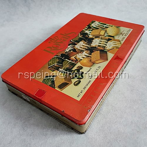 กล่องช็อกโกแลต Van Houten Royals Coffee-Hazelnut-Almond ยุุค 90