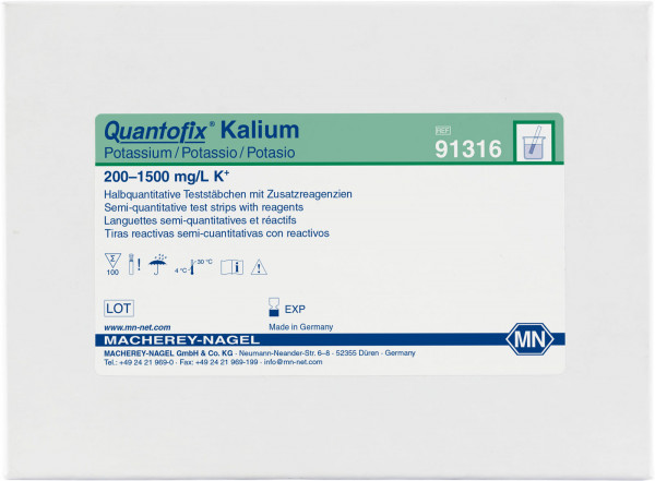 QUANTOFIX® Potassium 91316 กระดาษทดสอบโพแทสเซียม