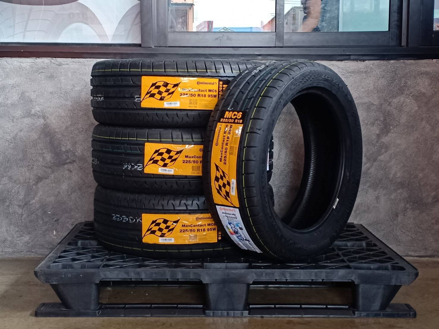 CONTINENTAL 225/50R18 CONTACT MC6 95W MADE IN MALAYSIA