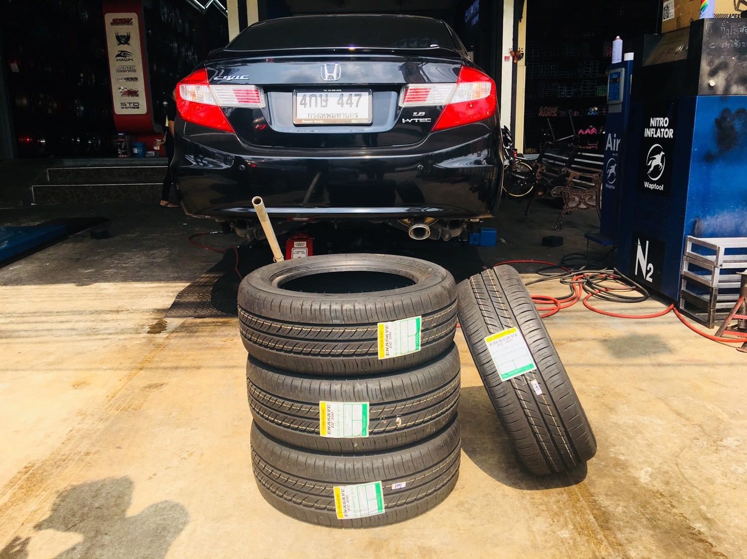 DUNLOP EC300 205/55R16 ซื้อ2แถม2 ใส่ CIVIC