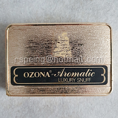 กล่องเปล่ายานัตถุ์ Ozona Aromatic Luxury Snuff