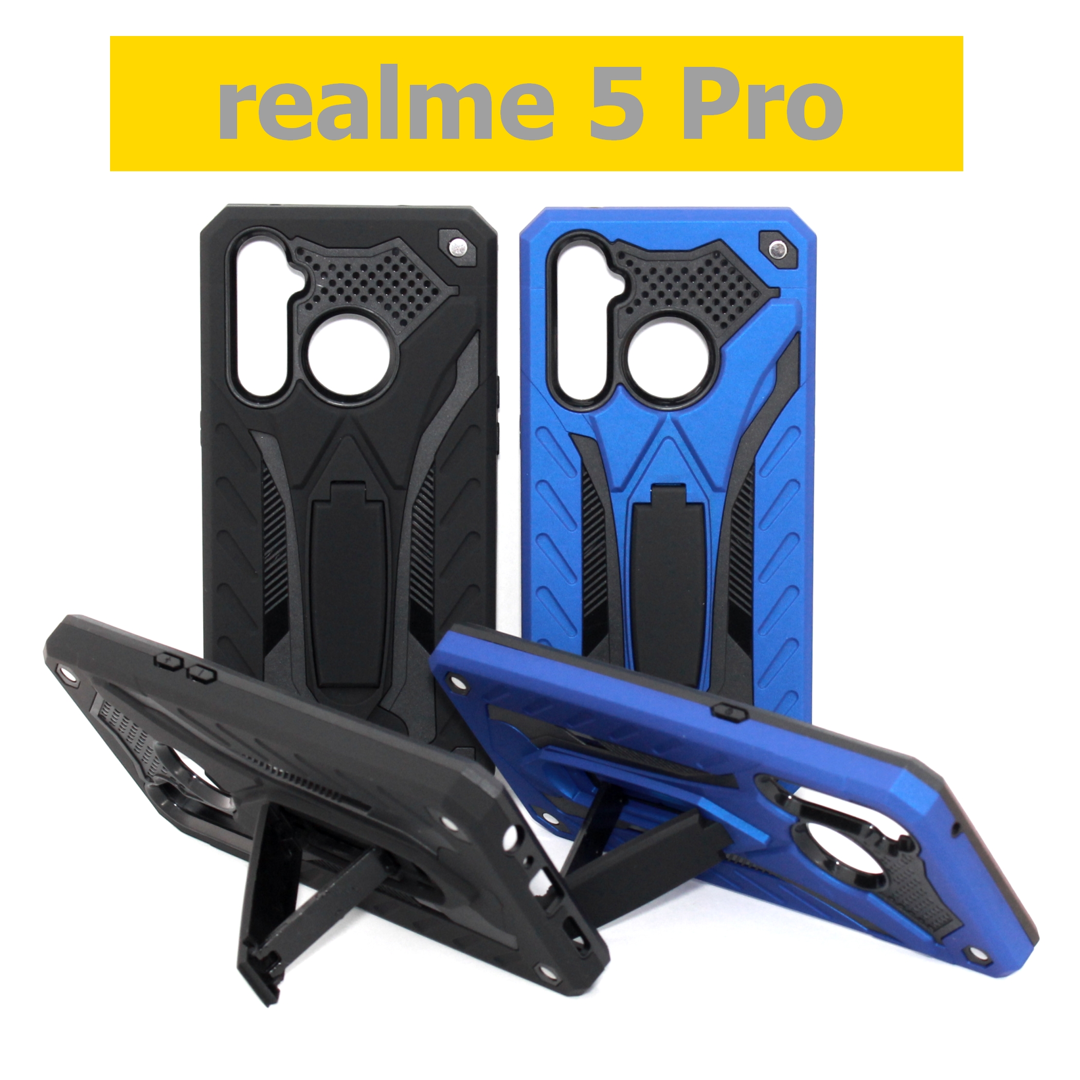 เคส realme 5 Pro - เคสหุ่นยนต์เรียวมี กันกระแทก วางตั้งได้