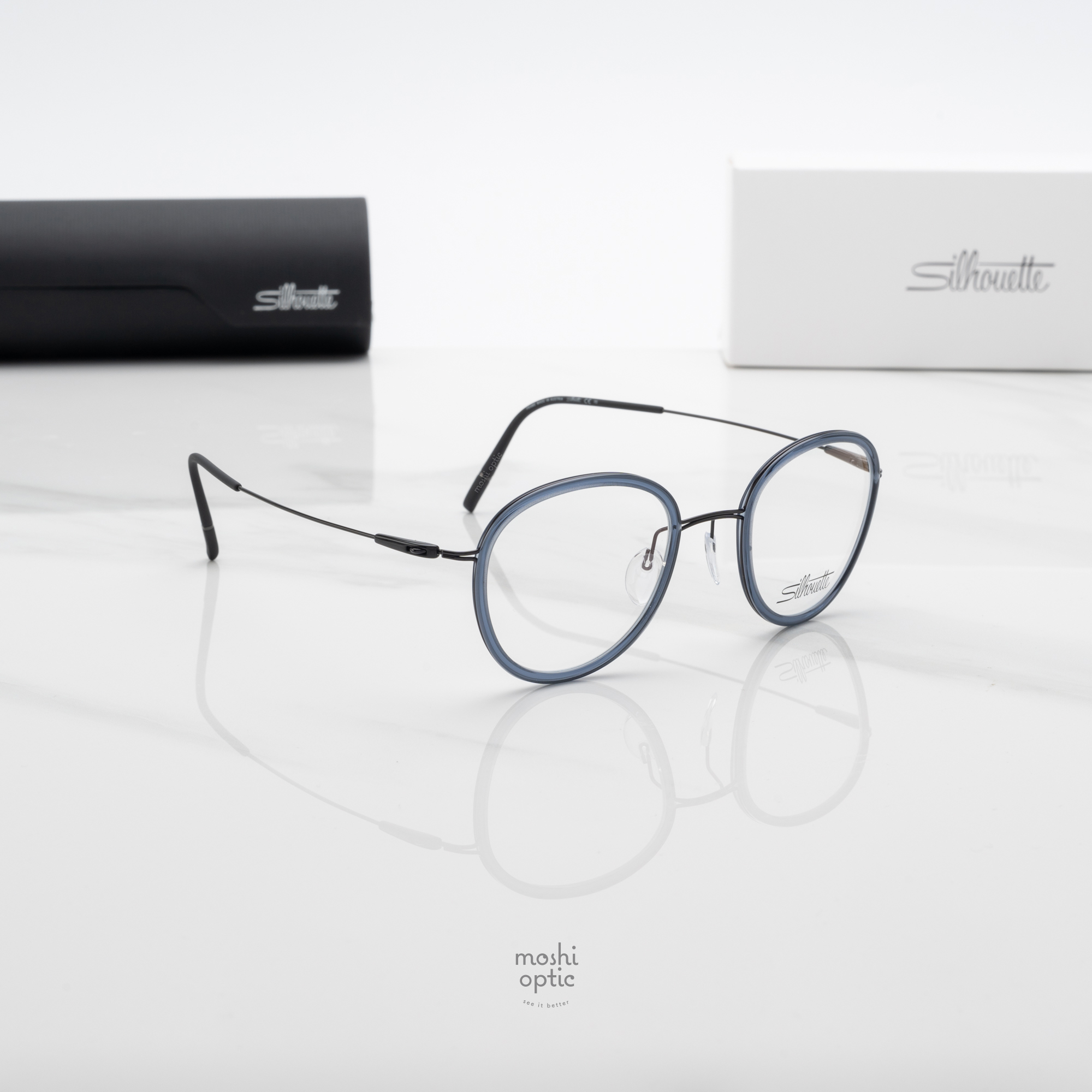 กรอบแว่น Silhouette Dynamics Colorwave Contour 5581 9141