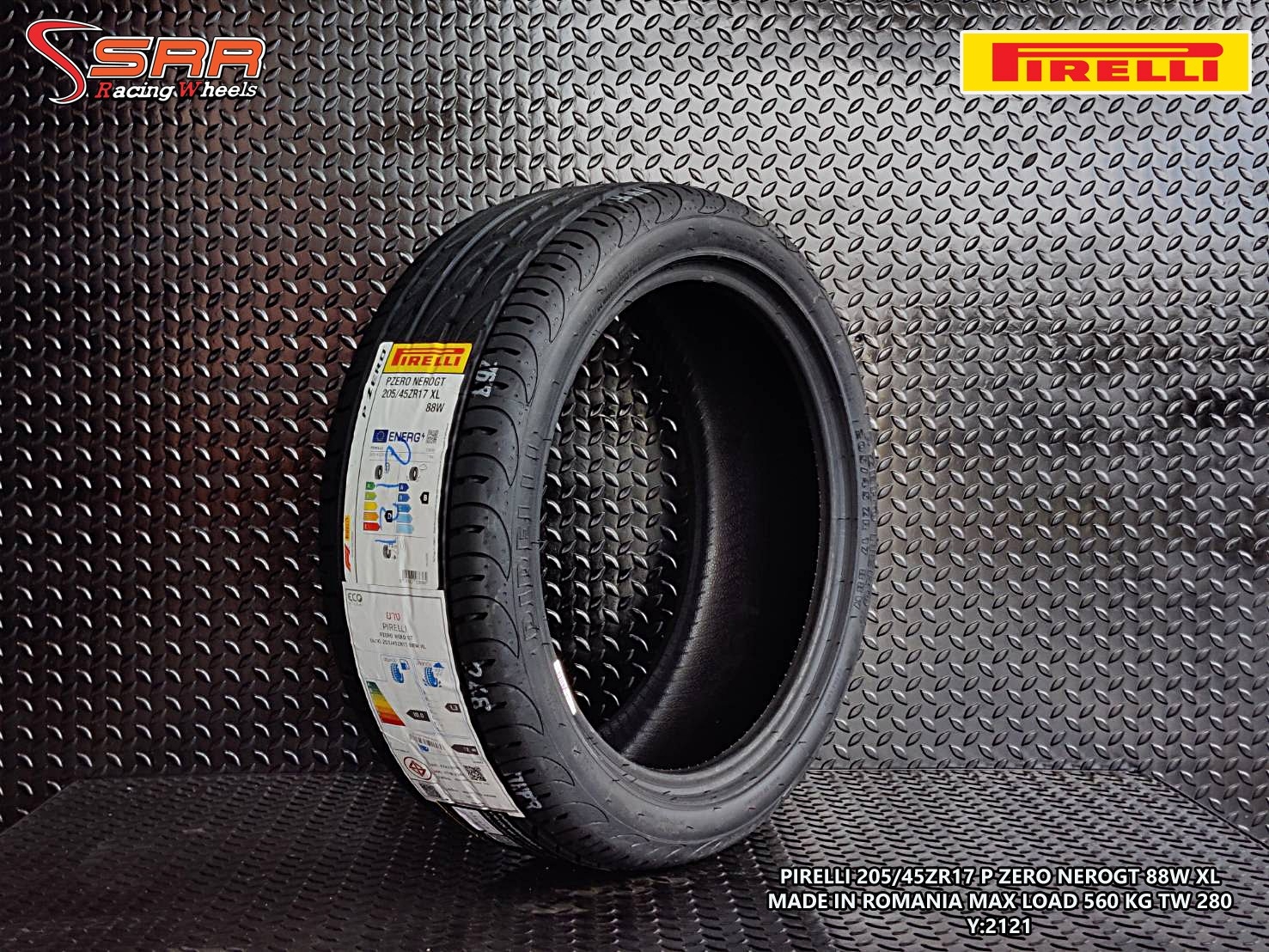PIRELLI PZERO NEROGT 205-45-17 ปี2021 ราคาถูก