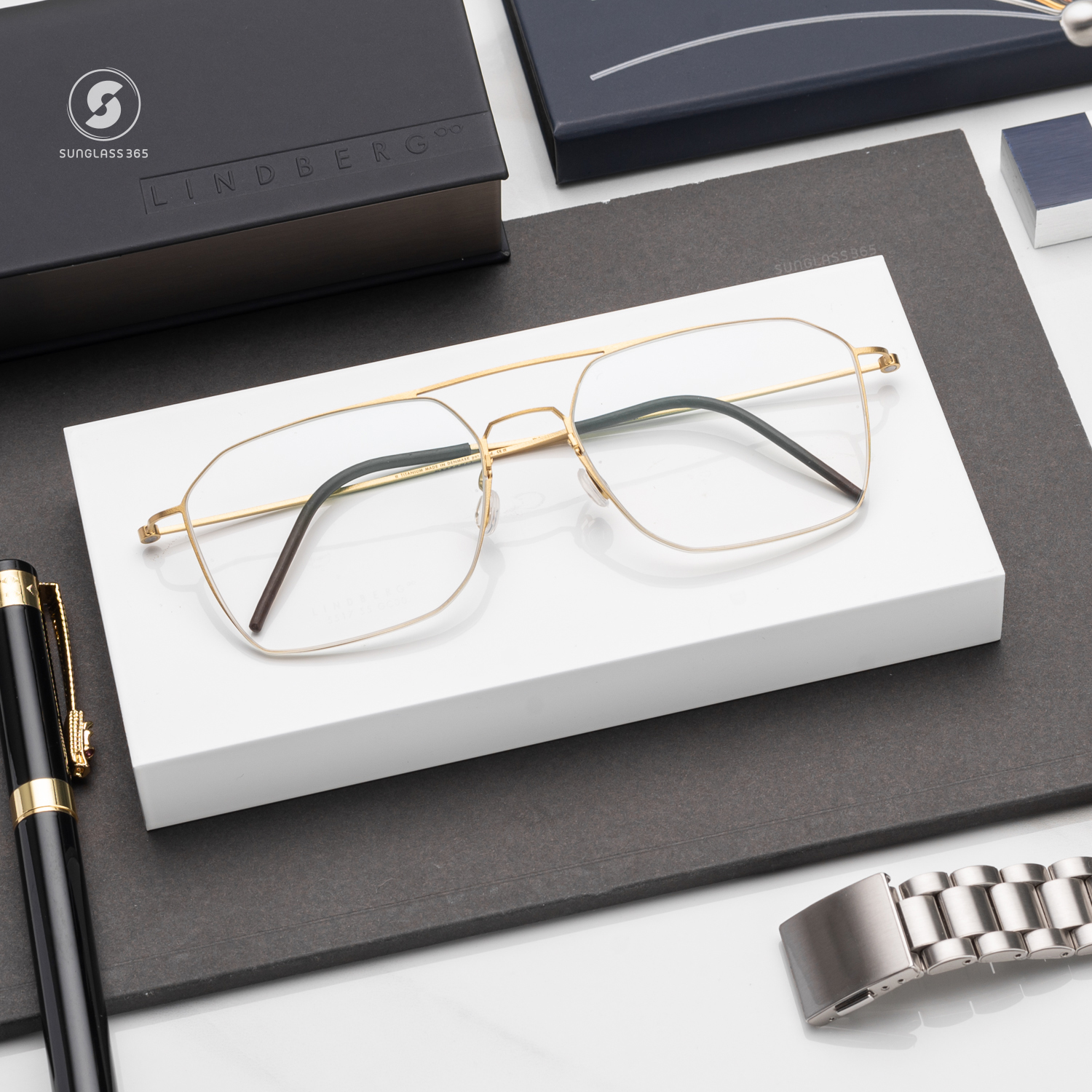 แว่นสายตา Lindberg Thintanium 019 13C87 5517 T850 GT