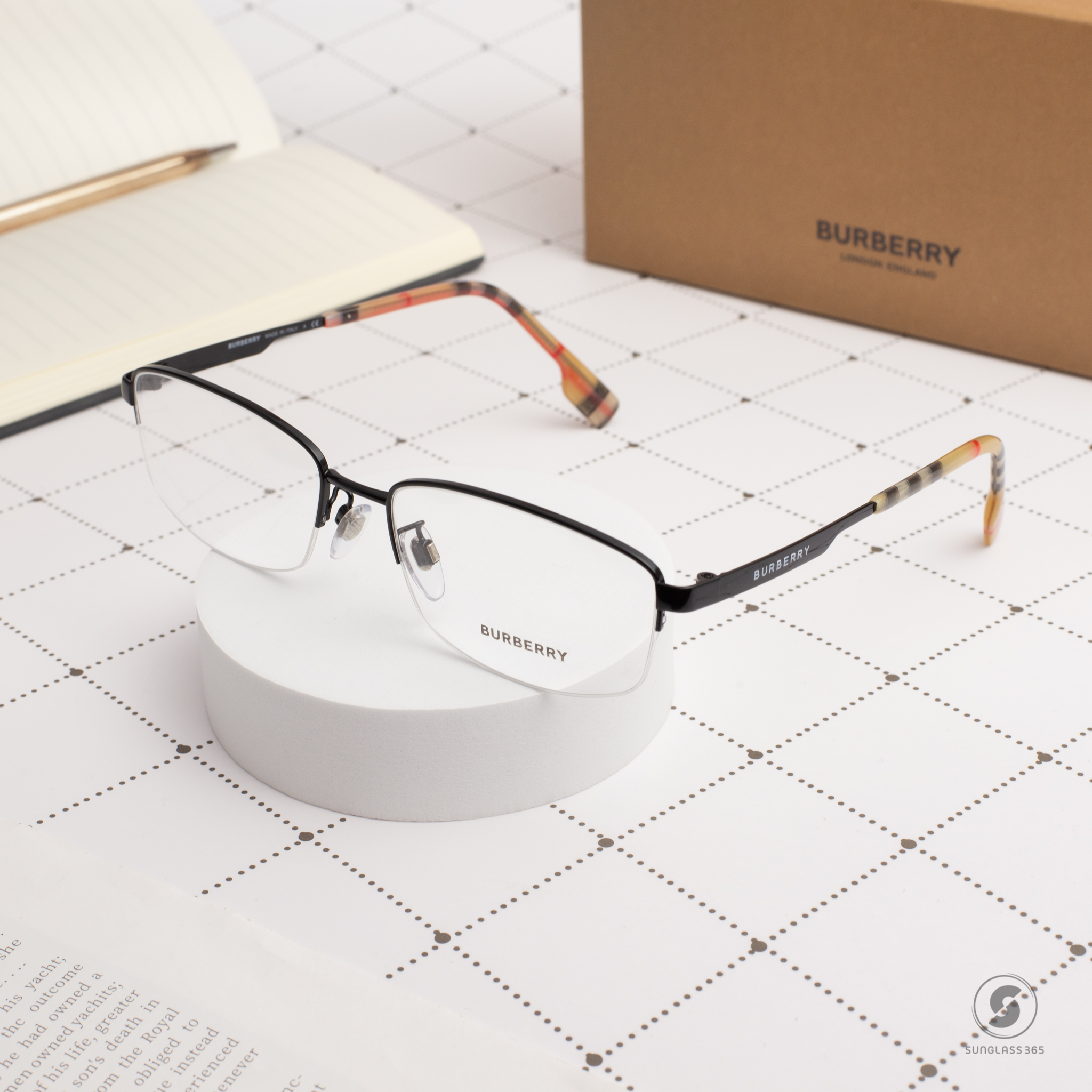 BURBERRY BE1342TD 1001 Black