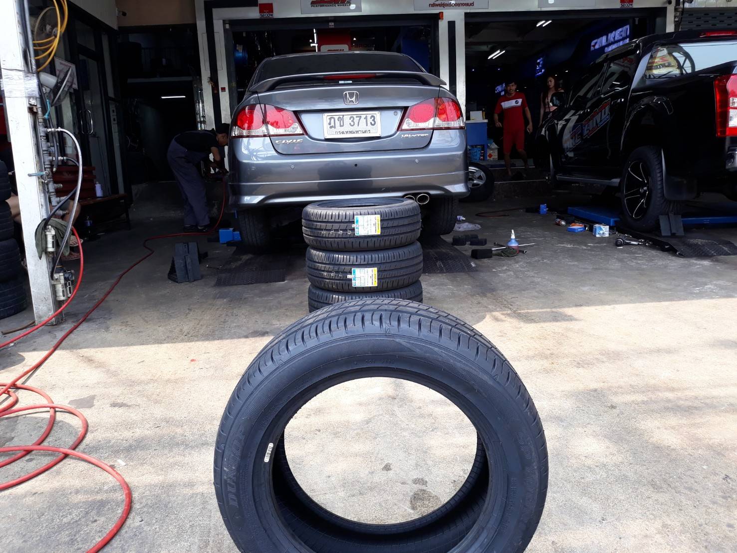 DUNLOP SP TOURING R1 205/55R16 ซื้อ2แถม2 ใส่ CIVIC ตรงรุ่น