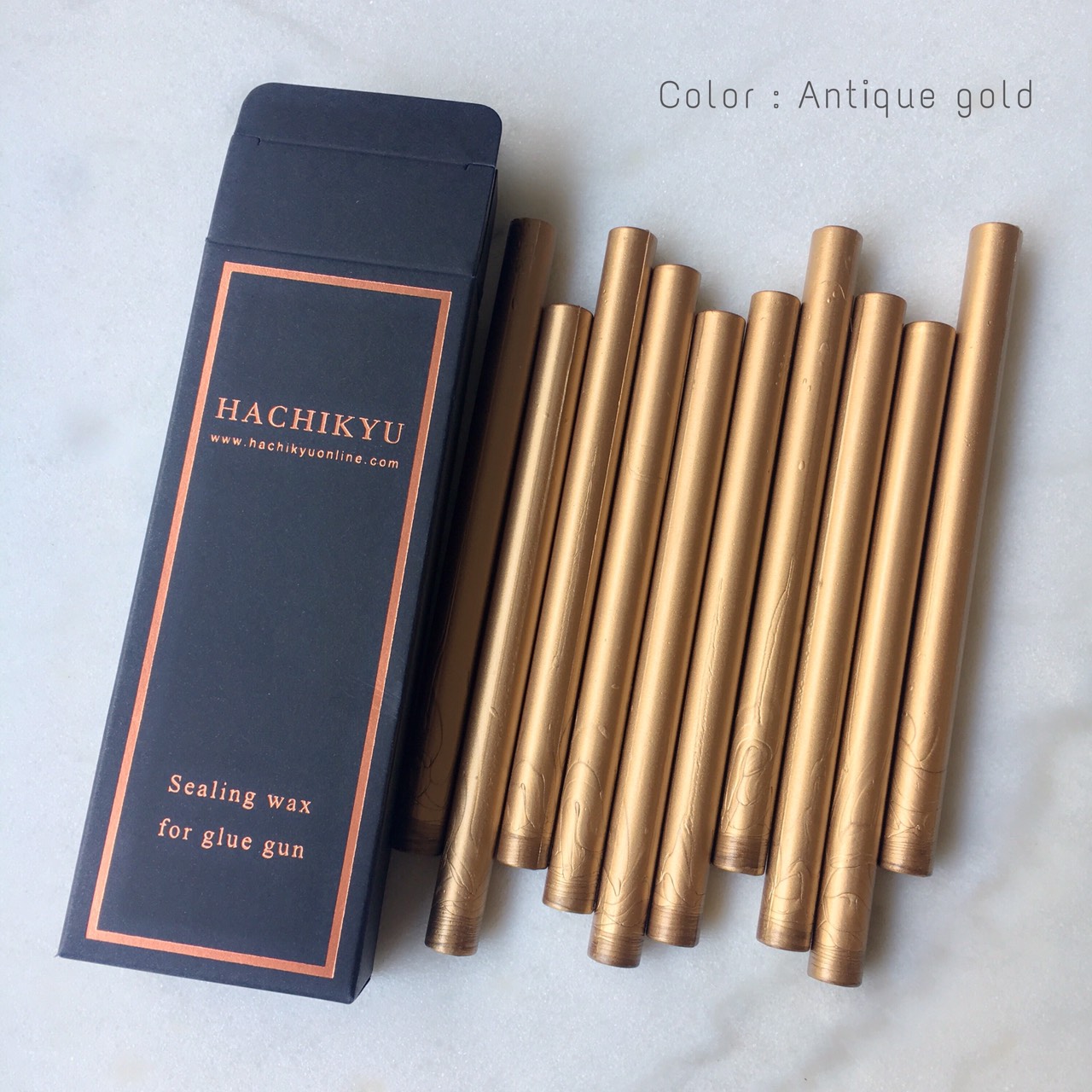 Antique Gold gun wax (10 sticks) free 2 sticks