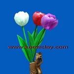 DVD สอนทำดอกทิวลิป (DVD how to make TULIP flower with KAEWCLAY)