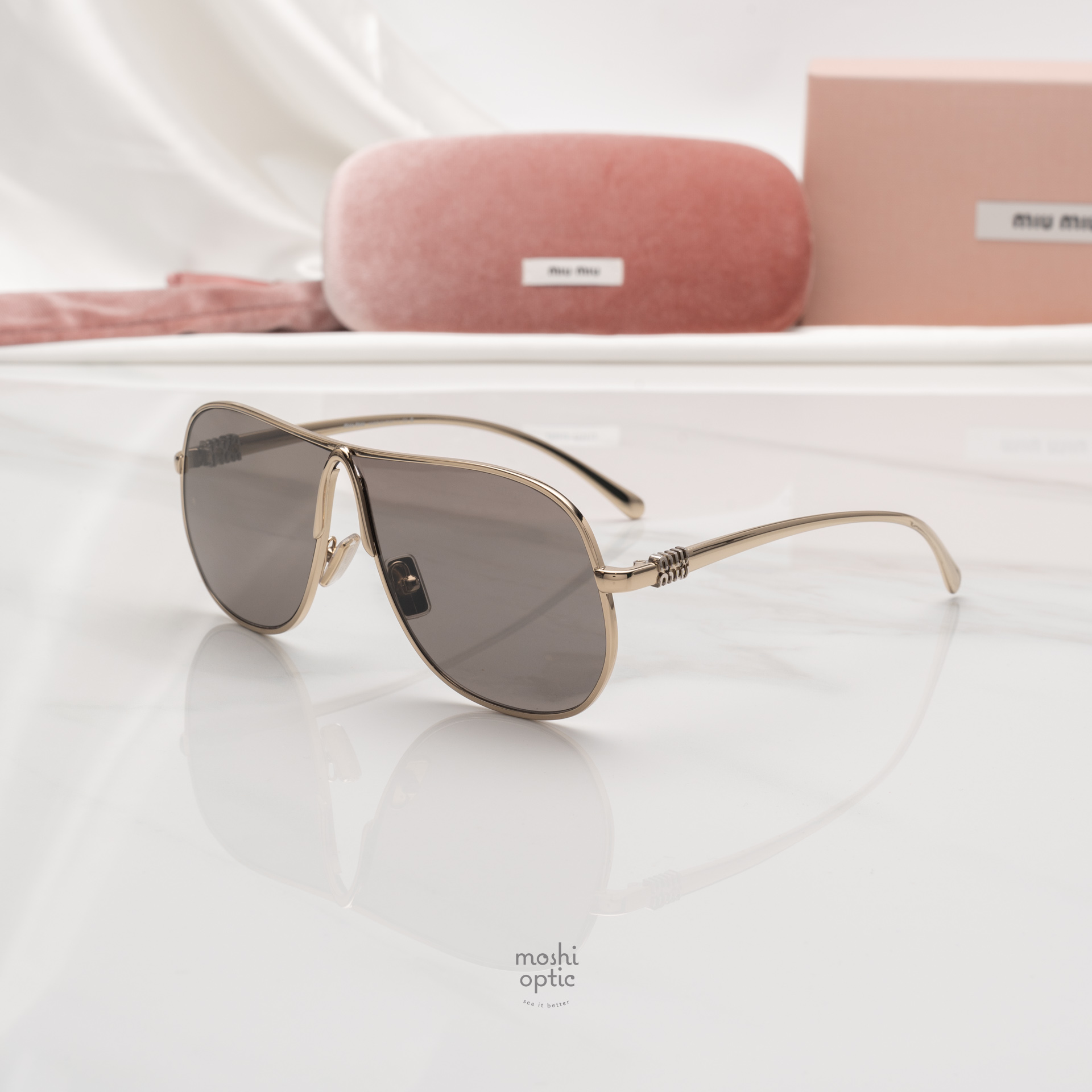 แว่นกันแดด Miu Miu MUA56S ZVN80Q