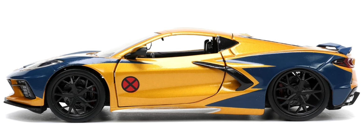 โมเดลรถ โมเดลรถยนต์ Marvel Wolverine X-Men 2020 Chevy + figure 3