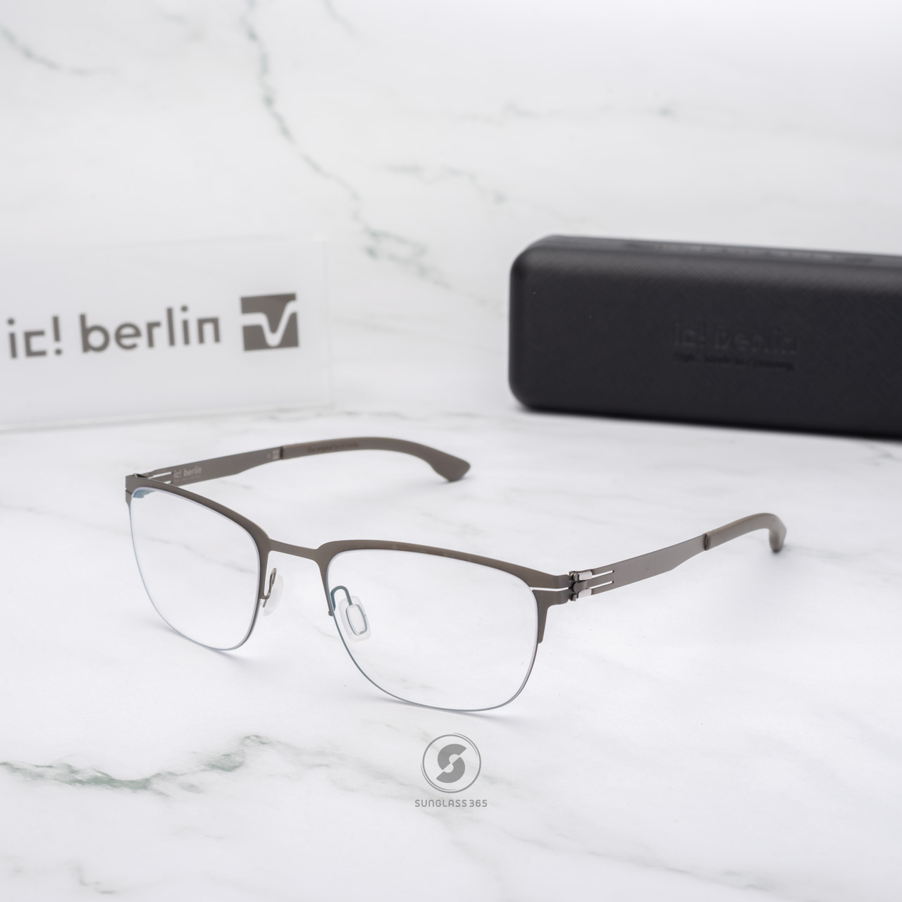 กรอบแว่น IC BERLIN The Lone Wolf Large Graphite