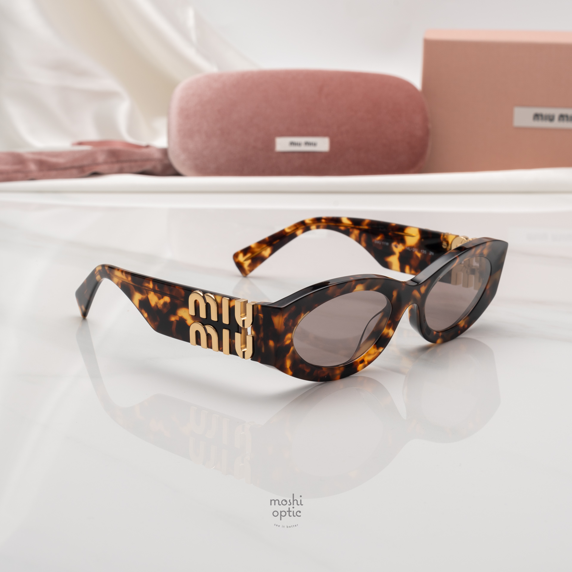 แว่นกันแดด Miu Miu Glimpse MU11WS 14L20I